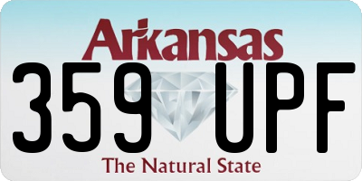 AR license plate 359UPF