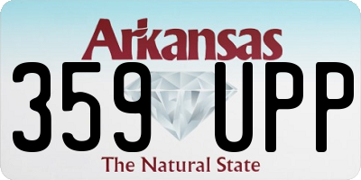 AR license plate 359UPP