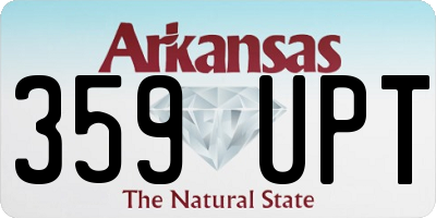 AR license plate 359UPT