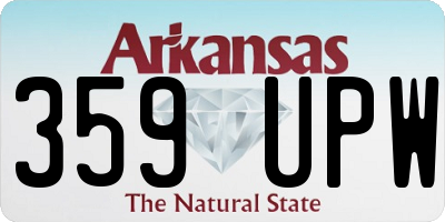 AR license plate 359UPW