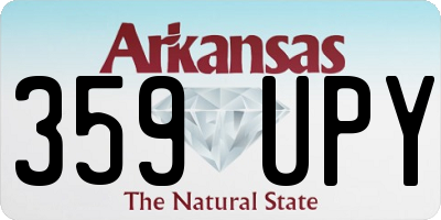 AR license plate 359UPY