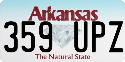 AR license plate 359UPZ