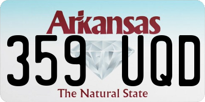 AR license plate 359UQD