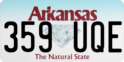 AR license plate 359UQE