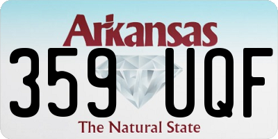 AR license plate 359UQF
