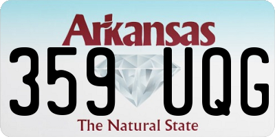 AR license plate 359UQG