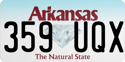 AR license plate 359UQX
