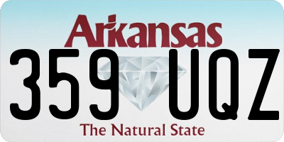 AR license plate 359UQZ