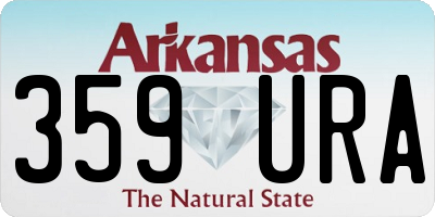 AR license plate 359URA