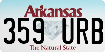 AR license plate 359URB