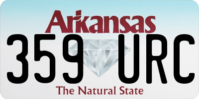 AR license plate 359URC