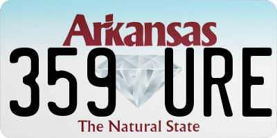 AR license plate 359URE