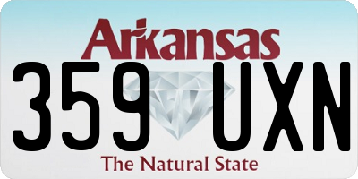 AR license plate 359UXN