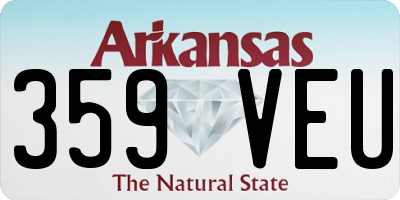 AR license plate 359VEU