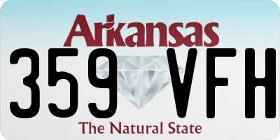 AR license plate 359VFH