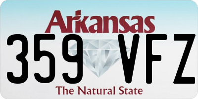 AR license plate 359VFZ