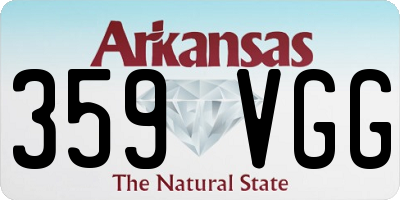 AR license plate 359VGG