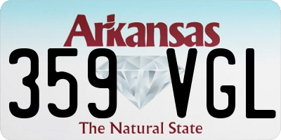 AR license plate 359VGL
