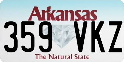 AR license plate 359VKZ