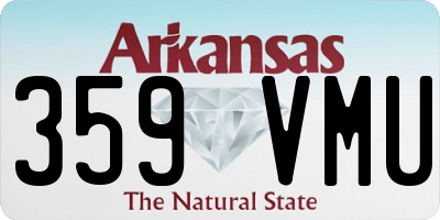 AR license plate 359VMU