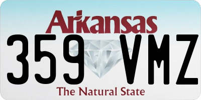 AR license plate 359VMZ