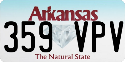 AR license plate 359VPV