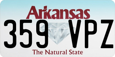 AR license plate 359VPZ