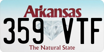 AR license plate 359VTF