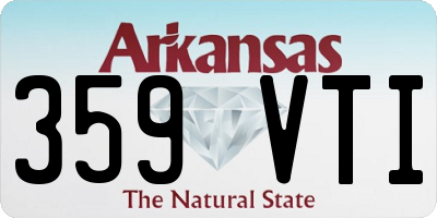 AR license plate 359VTI