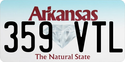 AR license plate 359VTL