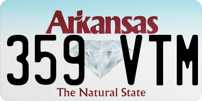 AR license plate 359VTM