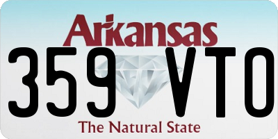 AR license plate 359VTO