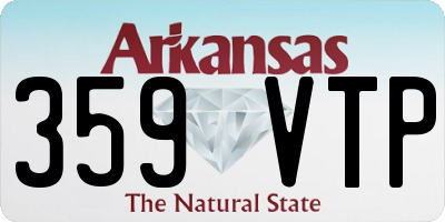 AR license plate 359VTP