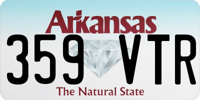 AR license plate 359VTR