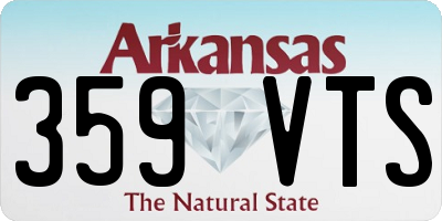 AR license plate 359VTS