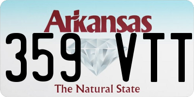 AR license plate 359VTT