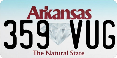 AR license plate 359VUG
