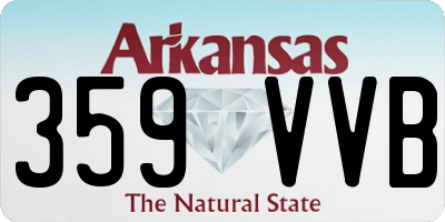 AR license plate 359VVB