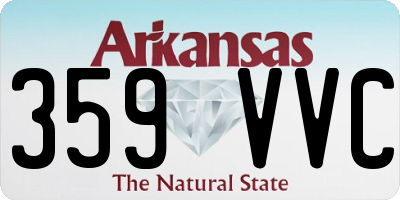 AR license plate 359VVC