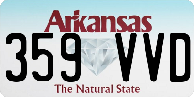 AR license plate 359VVD