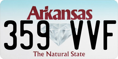 AR license plate 359VVF