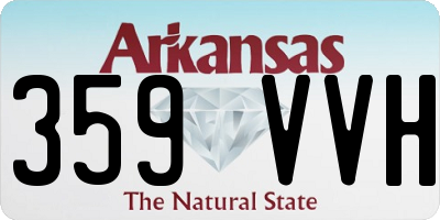 AR license plate 359VVH