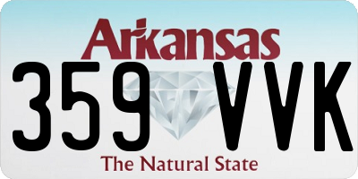 AR license plate 359VVK