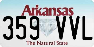 AR license plate 359VVL