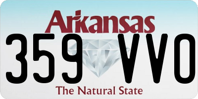 AR license plate 359VVO