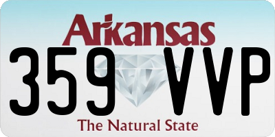 AR license plate 359VVP