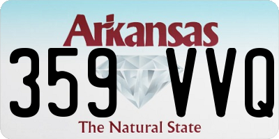 AR license plate 359VVQ