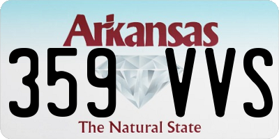 AR license plate 359VVS