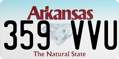 AR license plate 359VVU