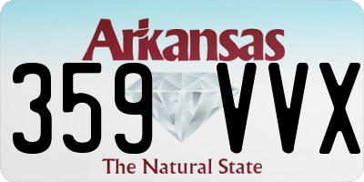 AR license plate 359VVX